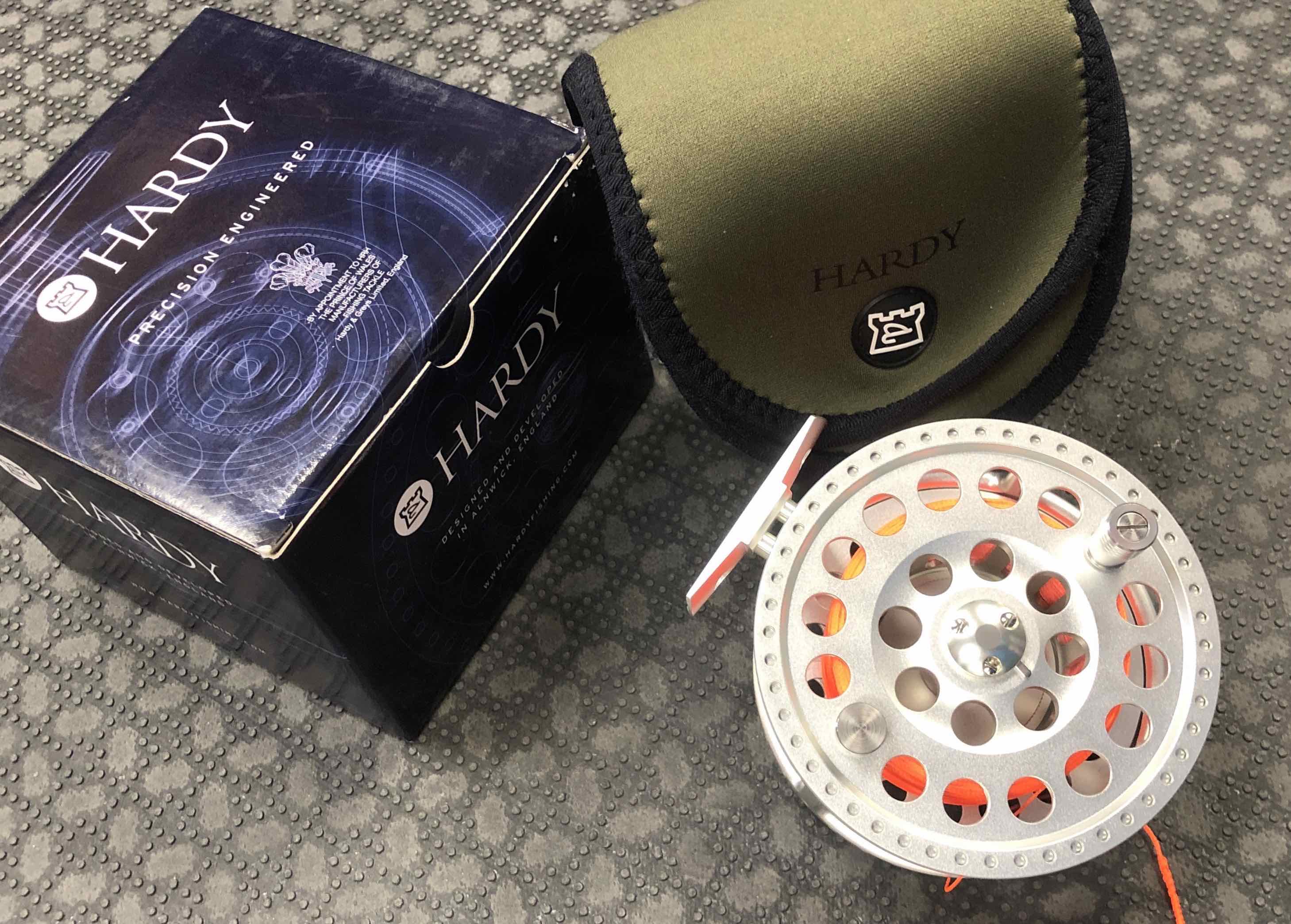 Hardy Angel 2 - 11/12 Spey Reel - C/W Pouch & Box - MINT CONDITION! - $395