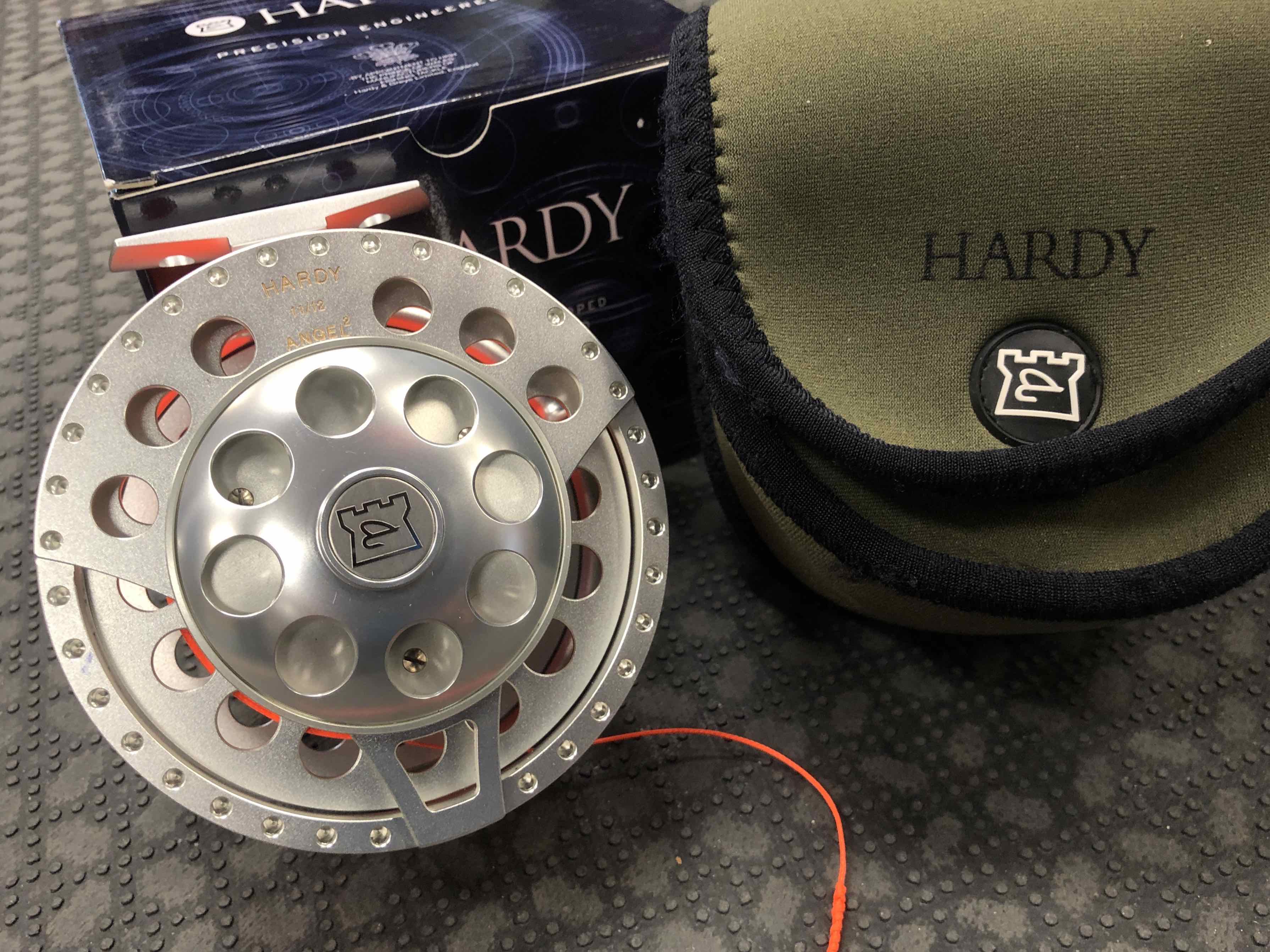Hardy Angel 2 - 11/12 Spey Reel - C/W Pouch & Box - MINT CONDITION! - $395