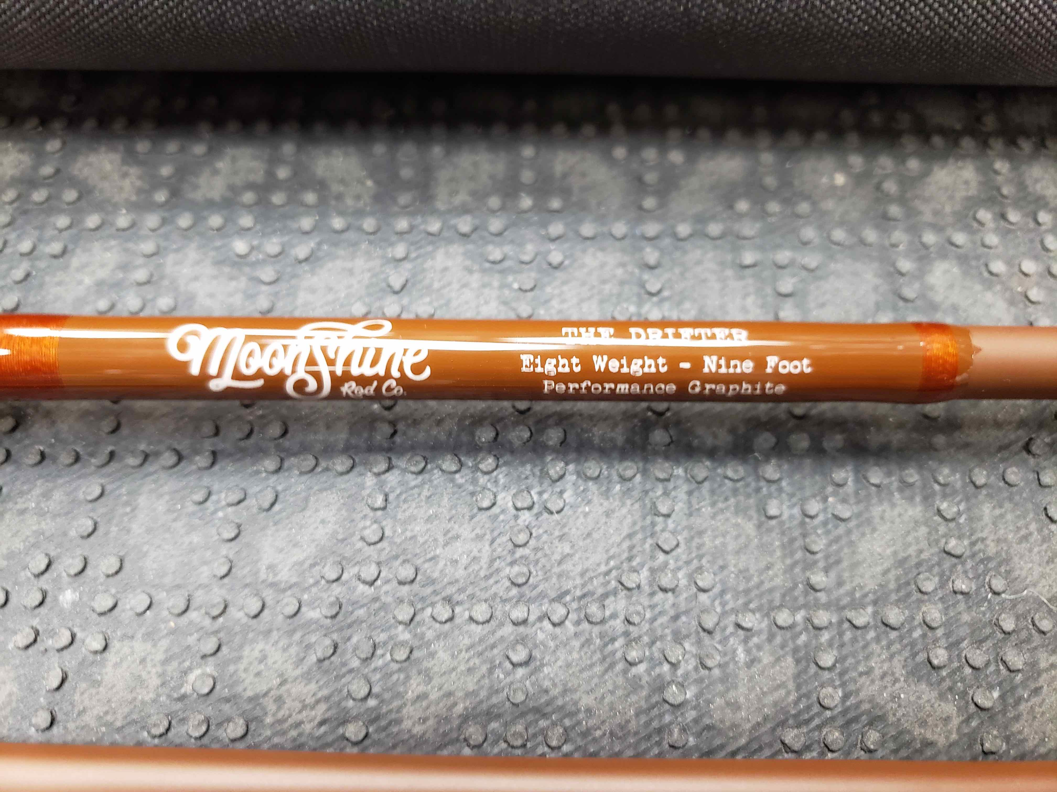 Moonshine Fly Rod Company - The Drifter - 8 Wt - 9’ - 4Pc - Four Fly Rod c/w Spare Tip - NEW! - $150