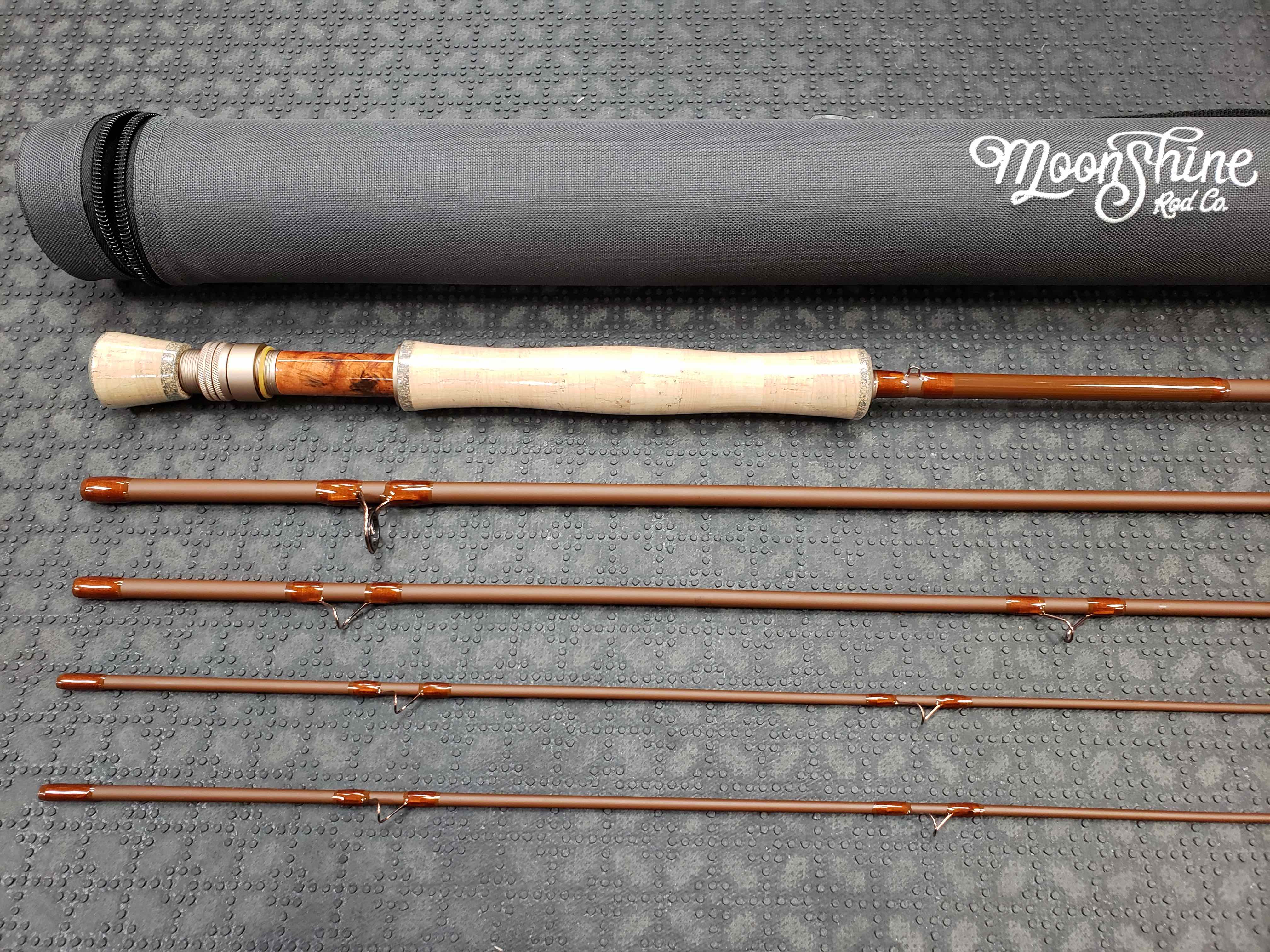 Moonshine Fly Rod Company - The Drifter - 8 Wt - 9’ - 4Pc - Four Fly Rod c/w Spare Tip - NEW! - $150