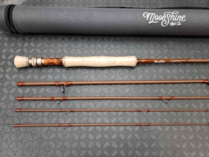 Moonshine Fly Rod Company - The Drifter - 8 Wt - 9’ - 4Pc - Four Fly Rod c/w Spare Tip - NEW! - $150