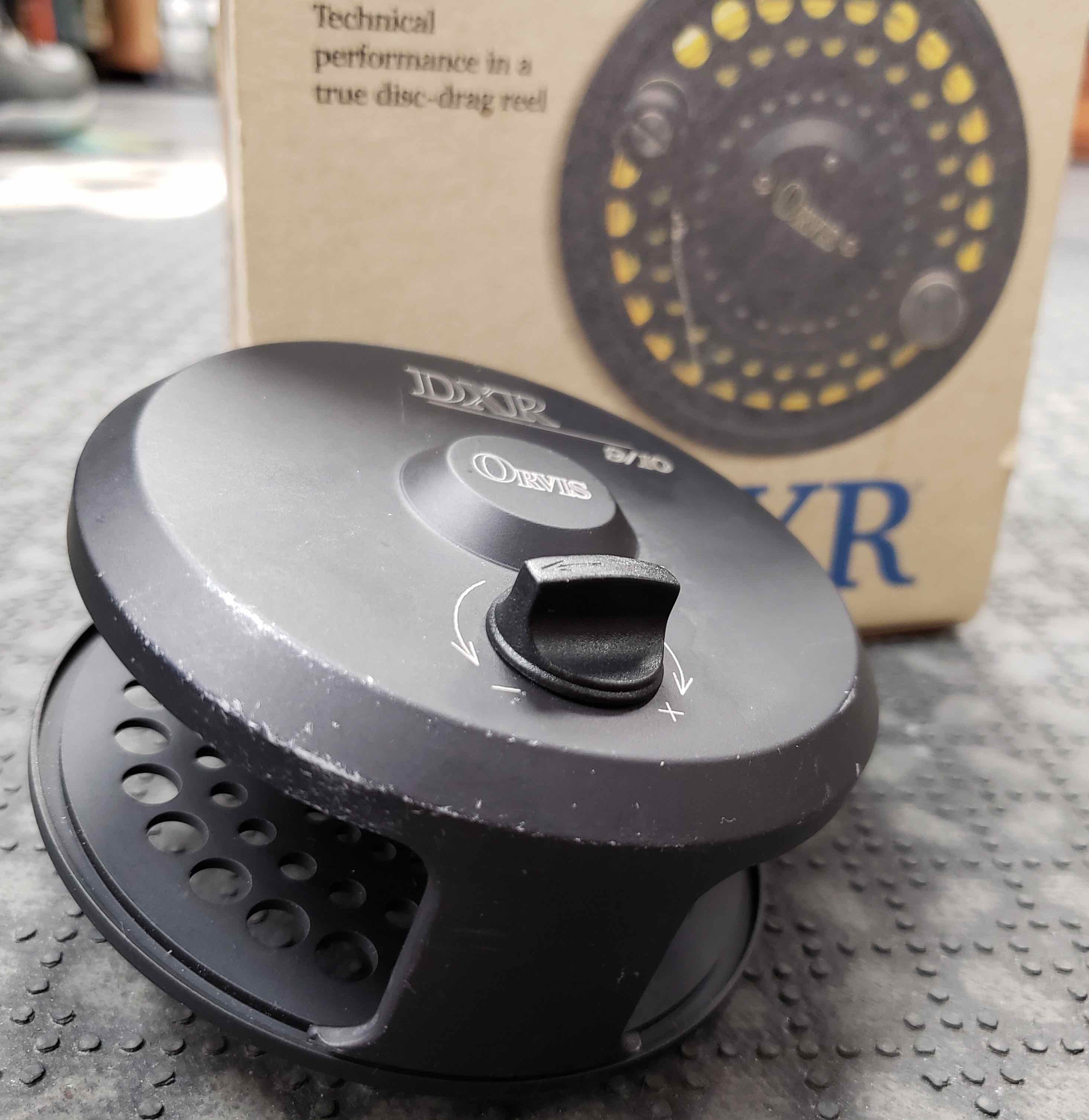 SOLD! – Orvis DXR 9/10 Fly Reel – GOOD SHAPE! – $90 – The First Cast –  Hook, Line and Sinker's Fly Fishing Shop