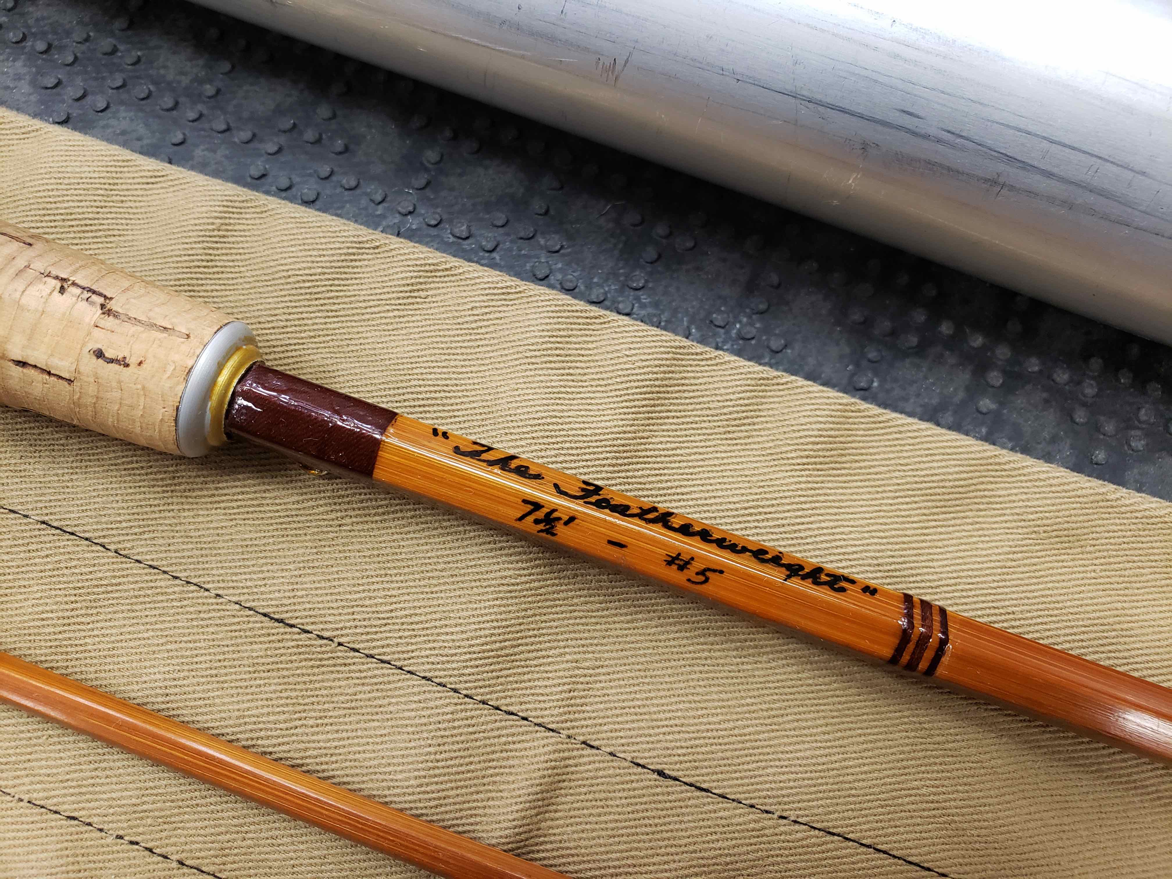 Sharpe Aberdeen Bamboo Fly Rod - "The Featherweight” - 2Pc - 7 1/2' - 5WT- GREAT SHAPE!