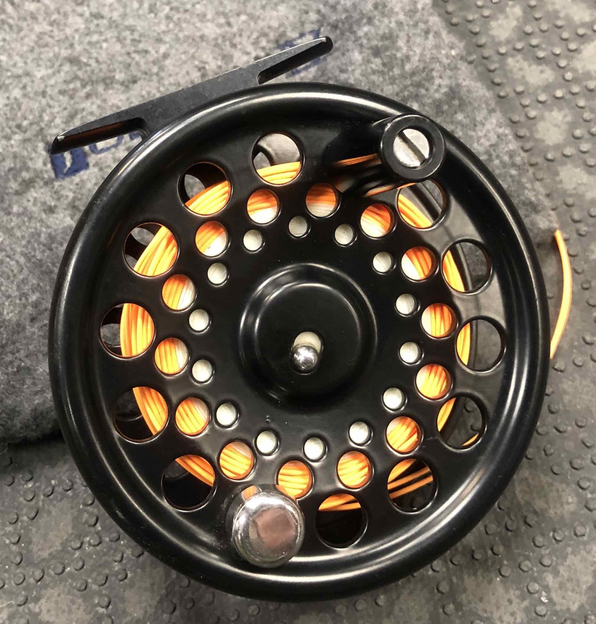Solitude Harris Reel Company Fly Reel - Made in USA - C/W Fly Line - GREAT SHAPE!