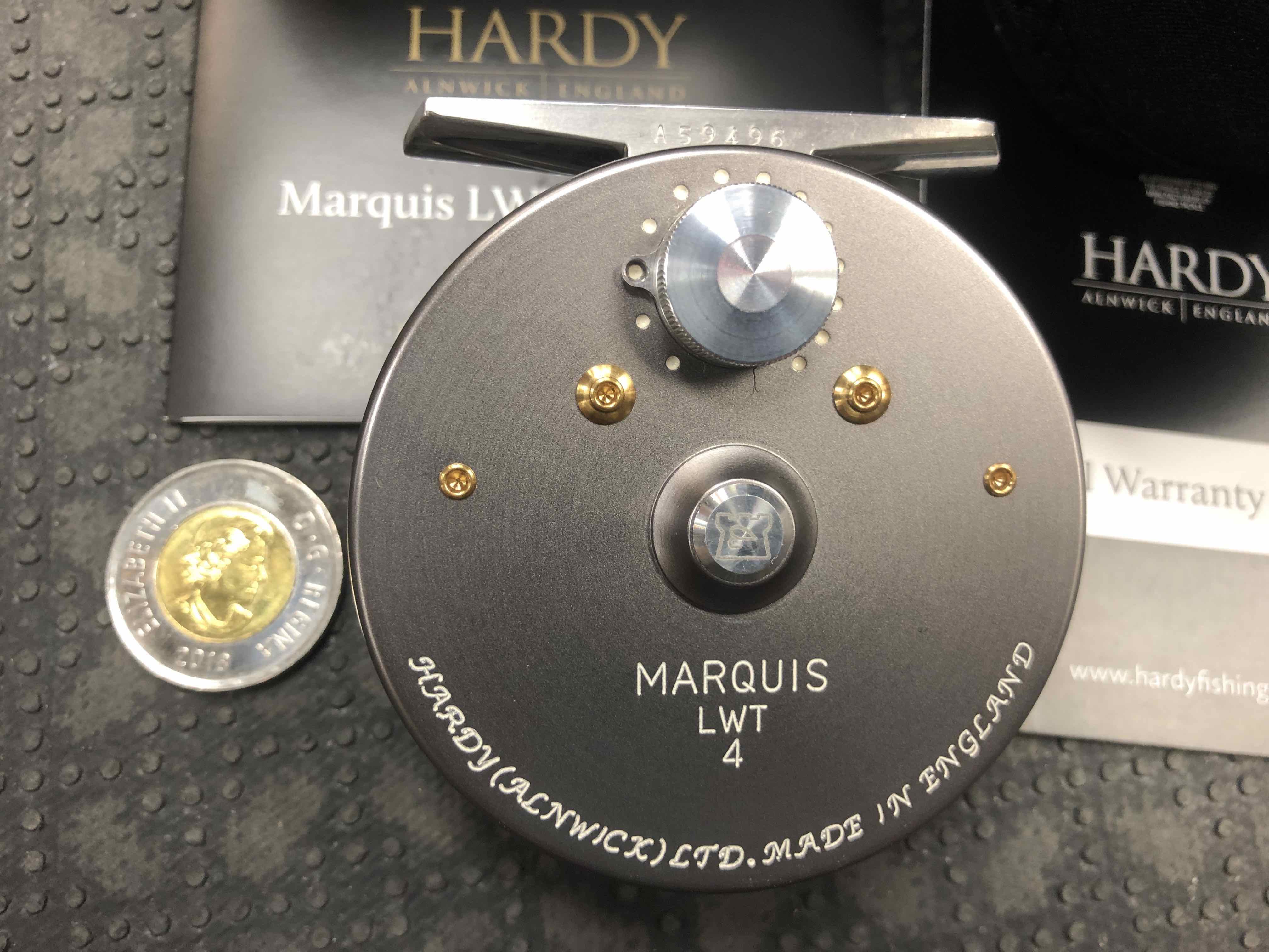 SOLD! – Hardy 2 3/4″ Marquis LWT #4 Fly Reel – BRAND NEW / UNUSED