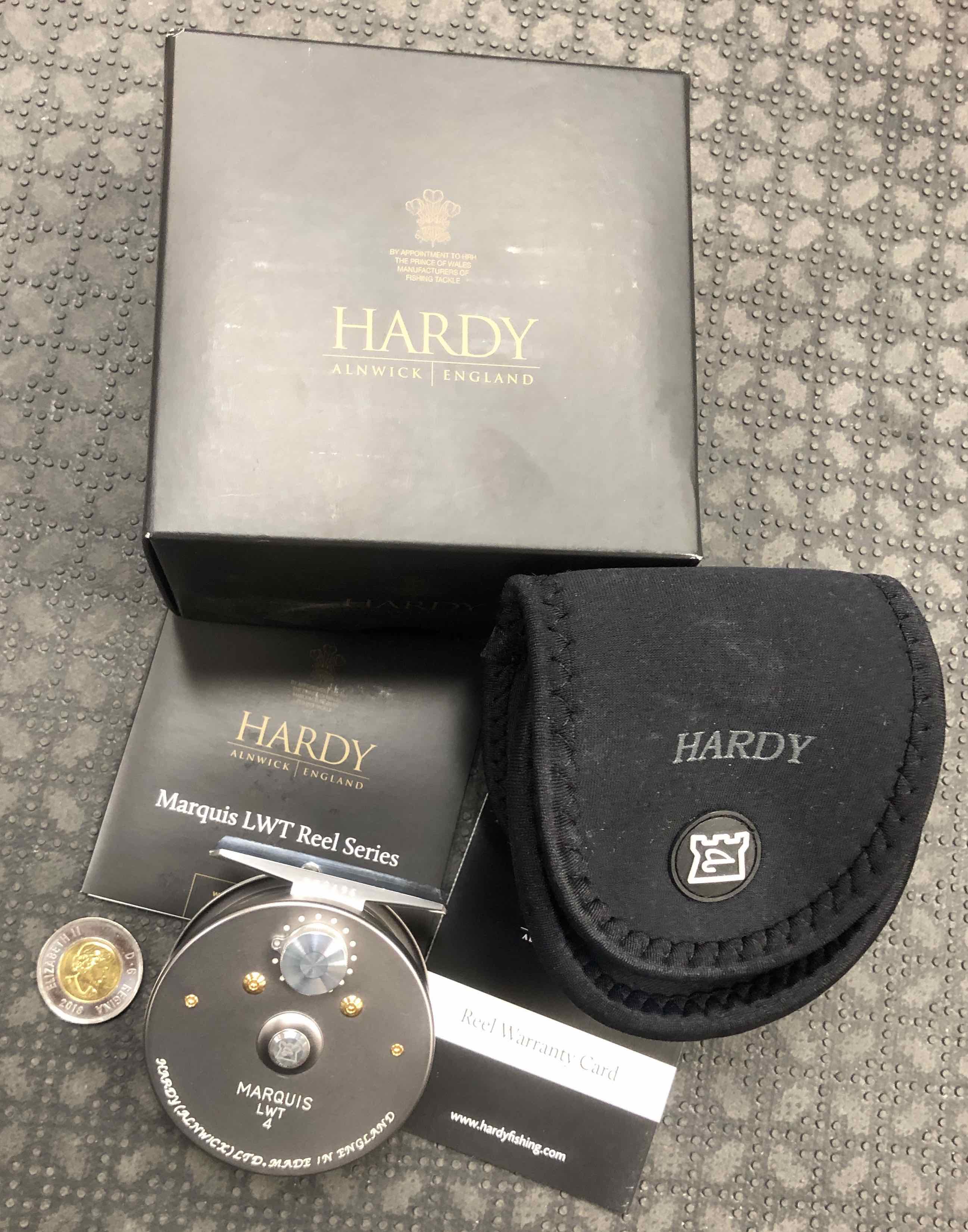 SOLD! – Hardy 2 3/4″ Marquis LWT #4 Fly Reel – BRAND NEW / UNUSED