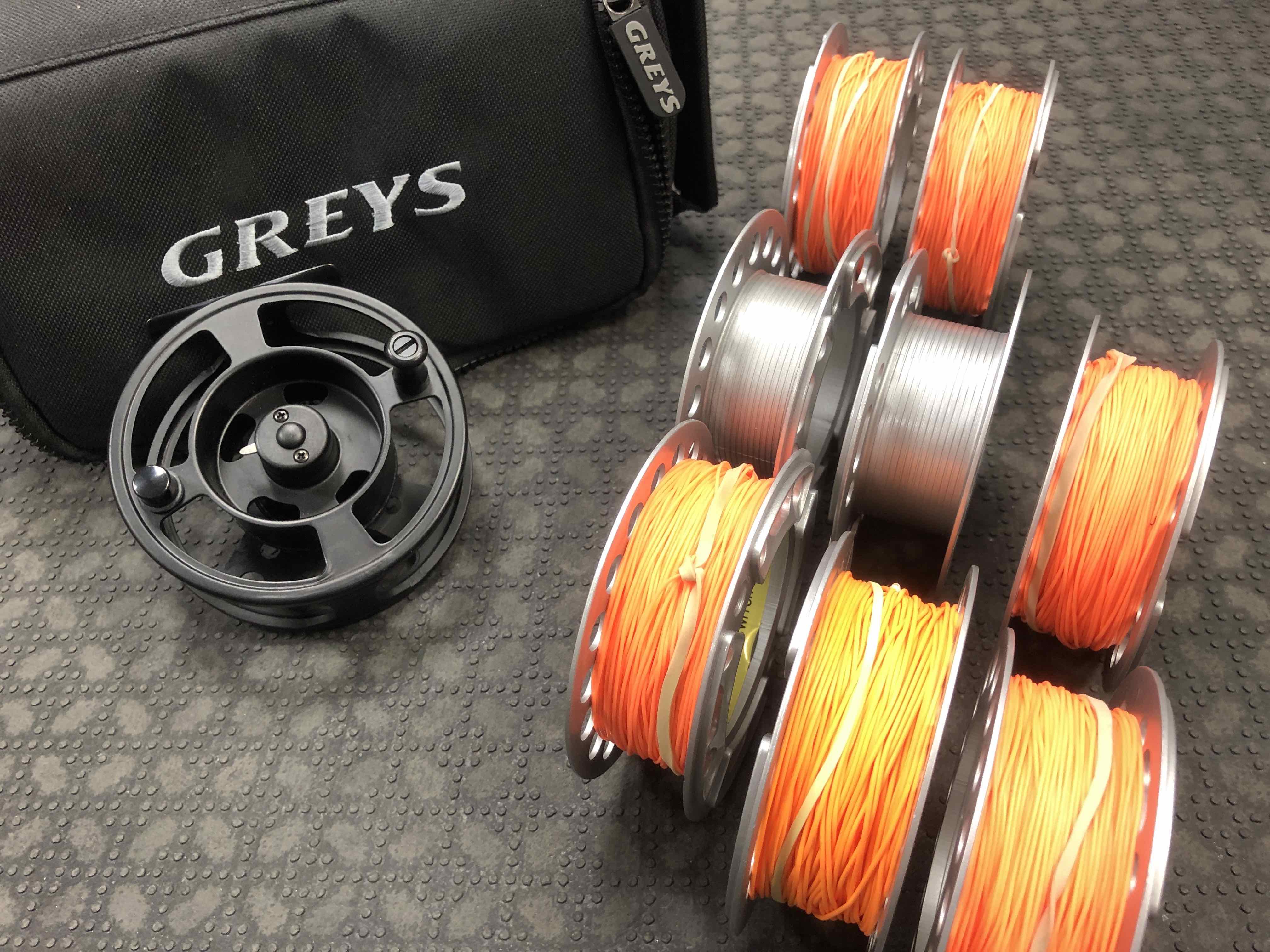 SOLD! – Greys GRXi 7/8 Fly Reel – C/W 8 Spare Spools, Backing & Running Line  – GREAT SHAPE! – $150 – The First Cast – Hook, Line and Sinker's Fly Fishing  Shop