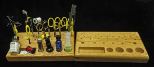 Wooden Fly Tying Tool Caddy / Stadium – The First Cast – Hook, Line and  Sinker's Fly Fishing Shop