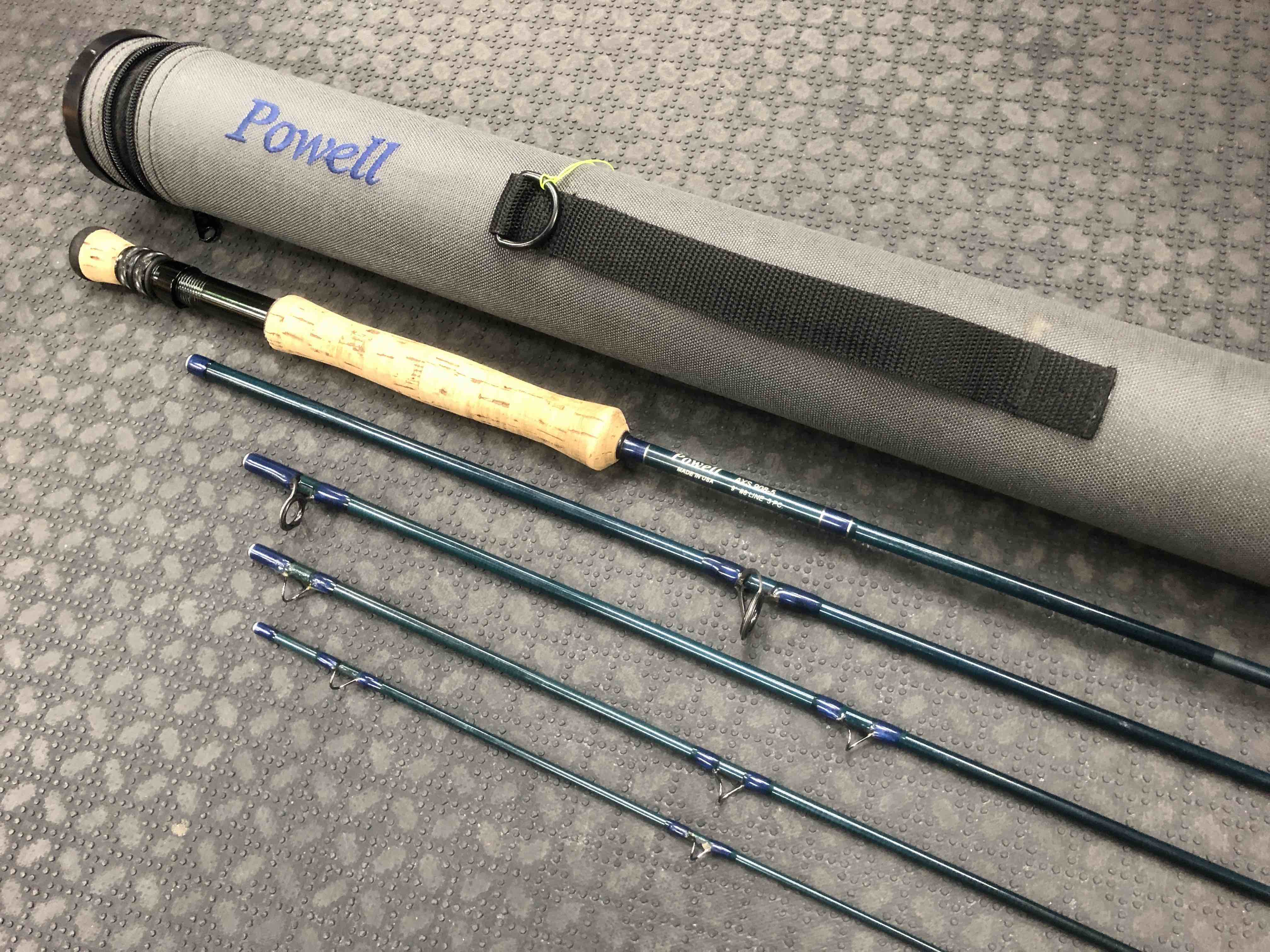 https://thefirstcast.ca/wp-content/uploads/2019/11/Powell-Made-in-The-USA-AXS908-5-9foot-8-weight-5-piece-Fly-Rod-CC.jpg