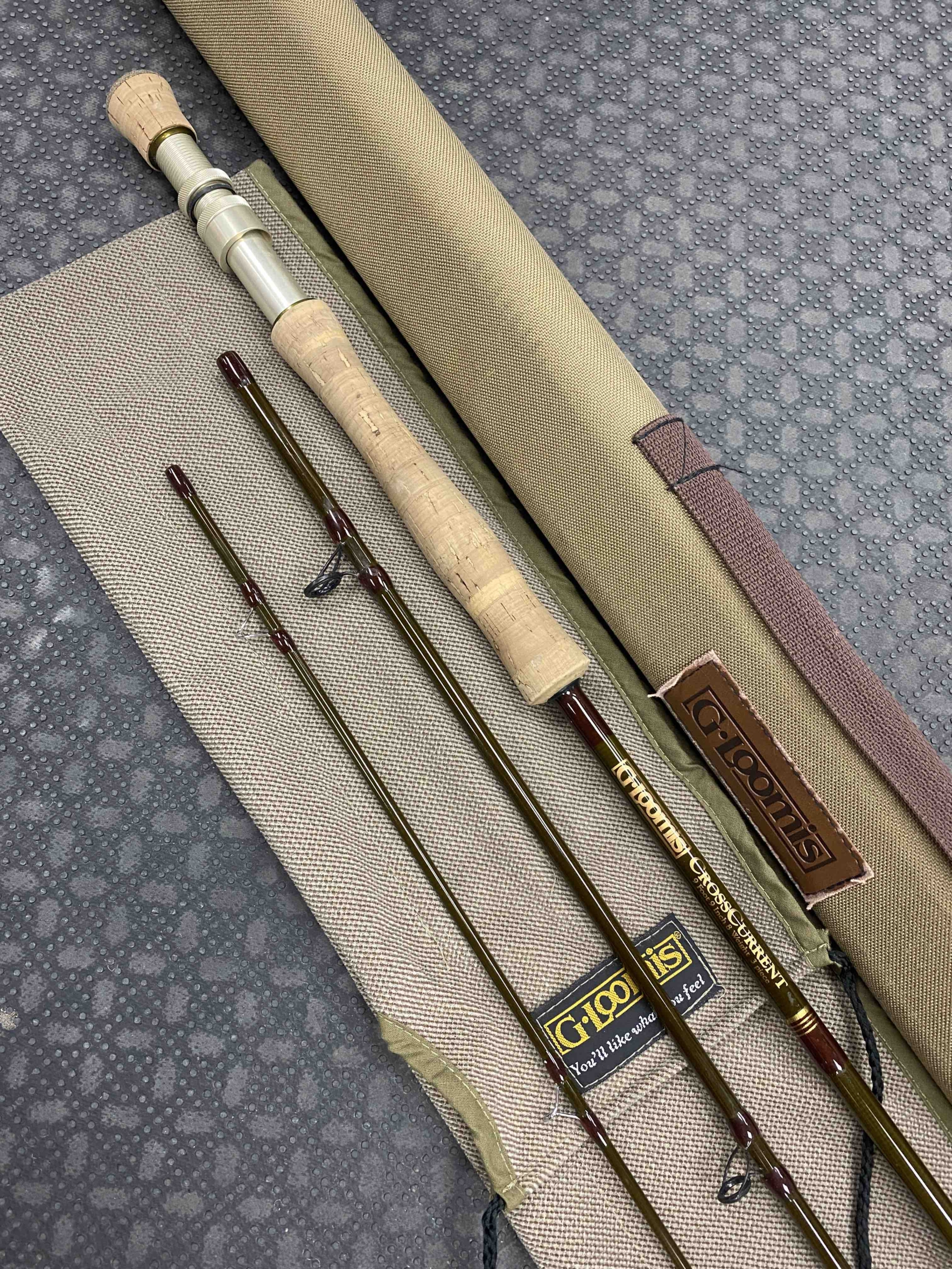 SOLD! – G. Loomis Cross Current – 9' – 8Wt – 3Pc Fly Rod – LIKE