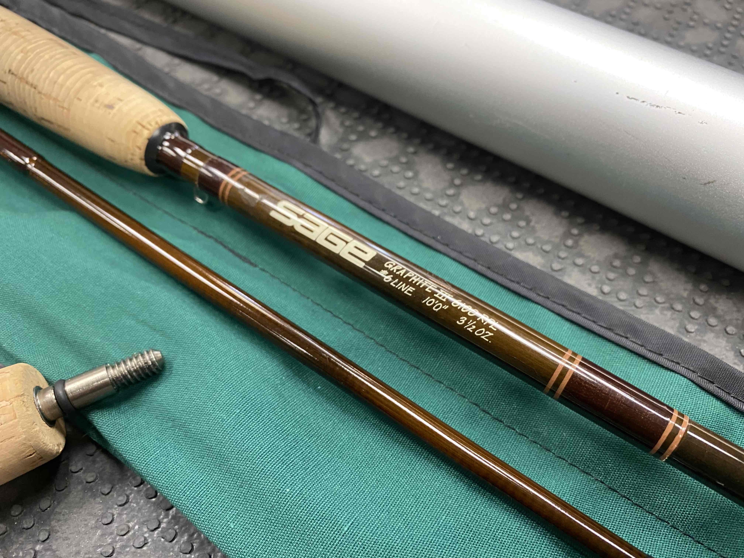 SOLD! – Sage RPL Graphite III 6100RPL – 10' – 6Wt – 2Pc Fly Rod c/w  Fighting Butt – GREAT SHAPE! – $150 – The First Cast – Hook, Line and  Sinker's Fly Fishing Shop