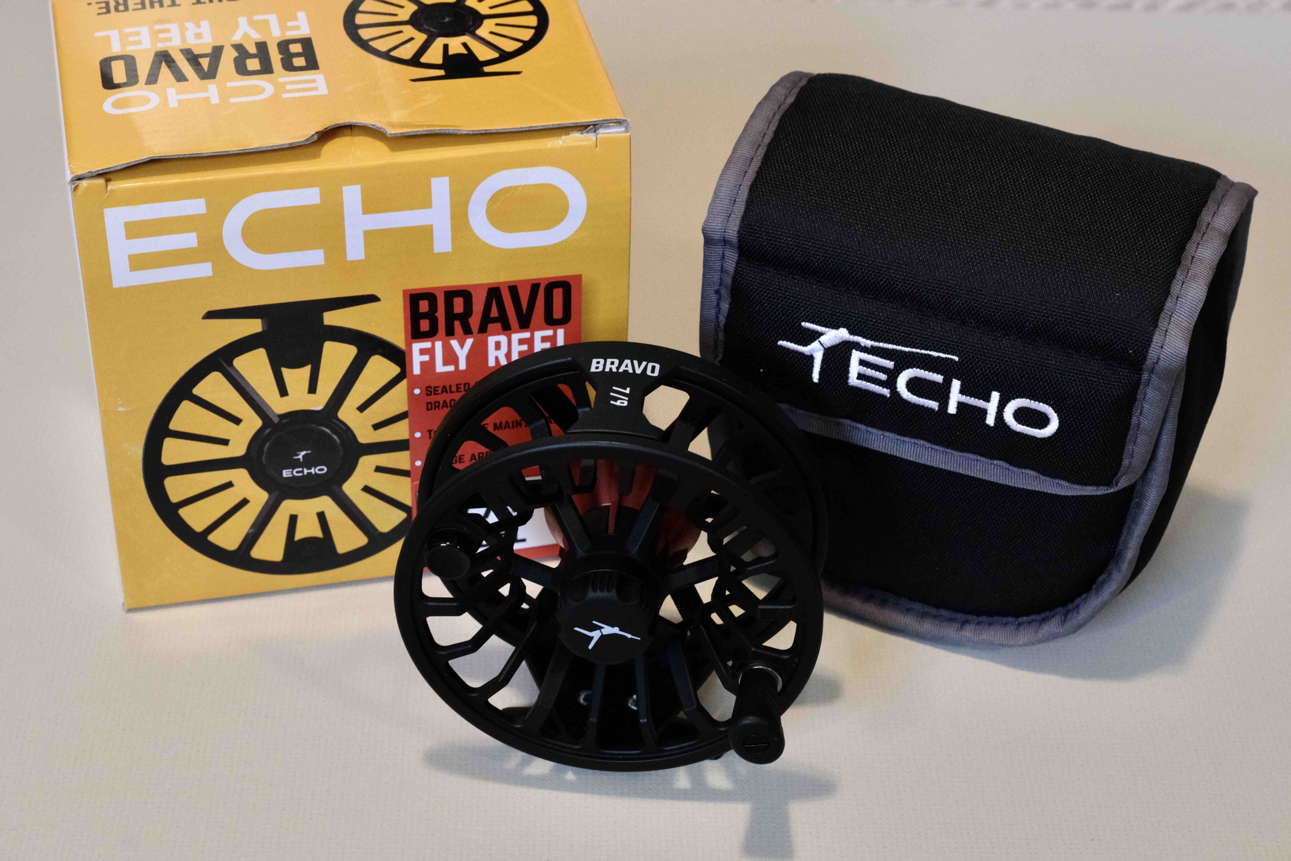 SOLD! – Echo Bravo Reel – 7/9 – GREAT SHAPE! – $100 ( 1 of 2 ) – The First  Cast – Hook, Line and Sinker's Fly Fishing Shop