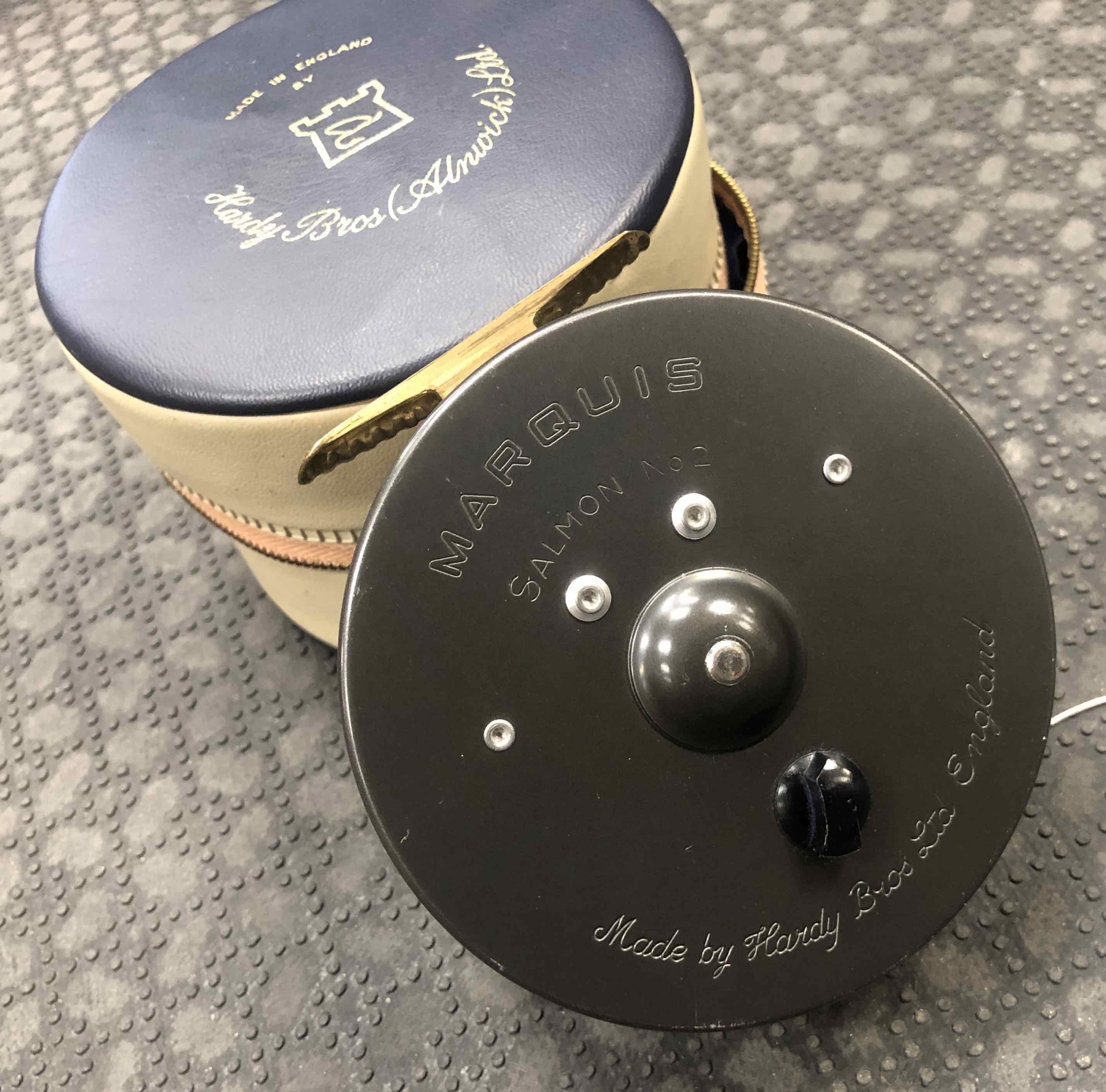 SOLD! – Hardy Marquis Fly Reel – Salmon No. 2 – C/W Brass Ribbed Foot –  GREAT SHAPE! – $300 – The First Cast – Hook, Line and Sinker's Fly Fishing  Shop