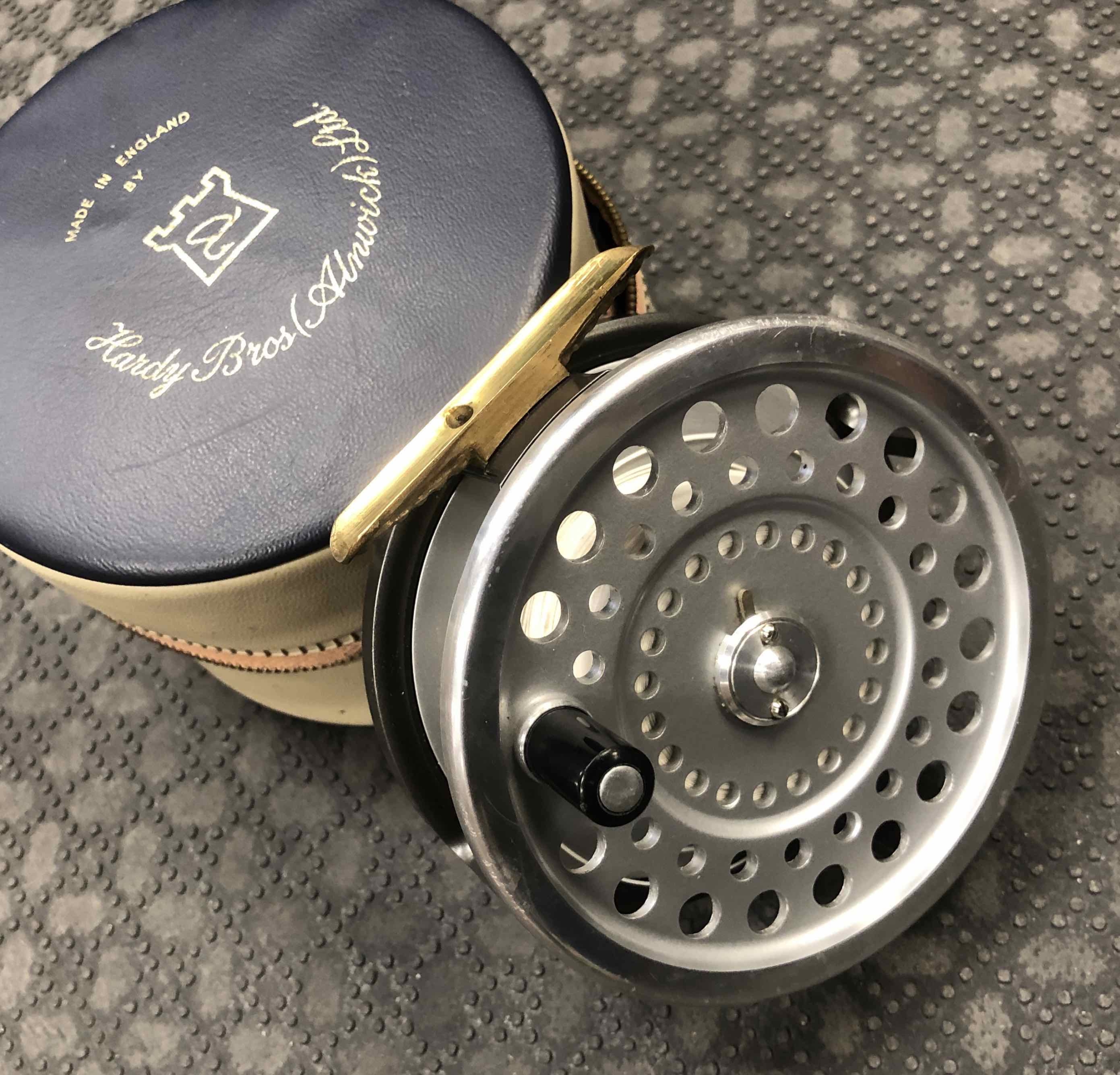 Hardy Marquis Fly Reel Salmon No 2 Brass Ribbed Foot BB – The