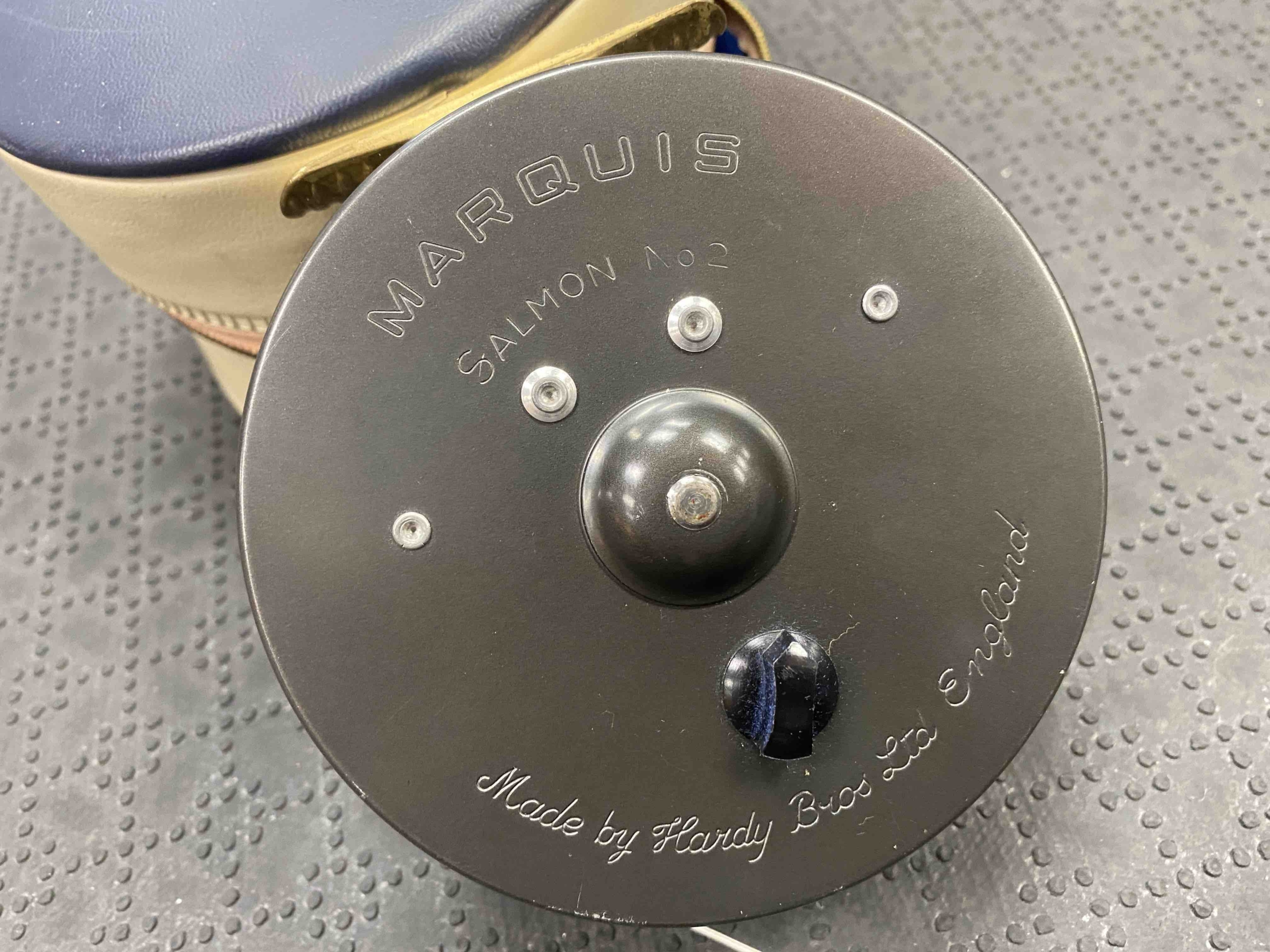 SOLD! – Hardy Marquis Fly Reel – Salmon No. 2 – C/W Brass Ribbed