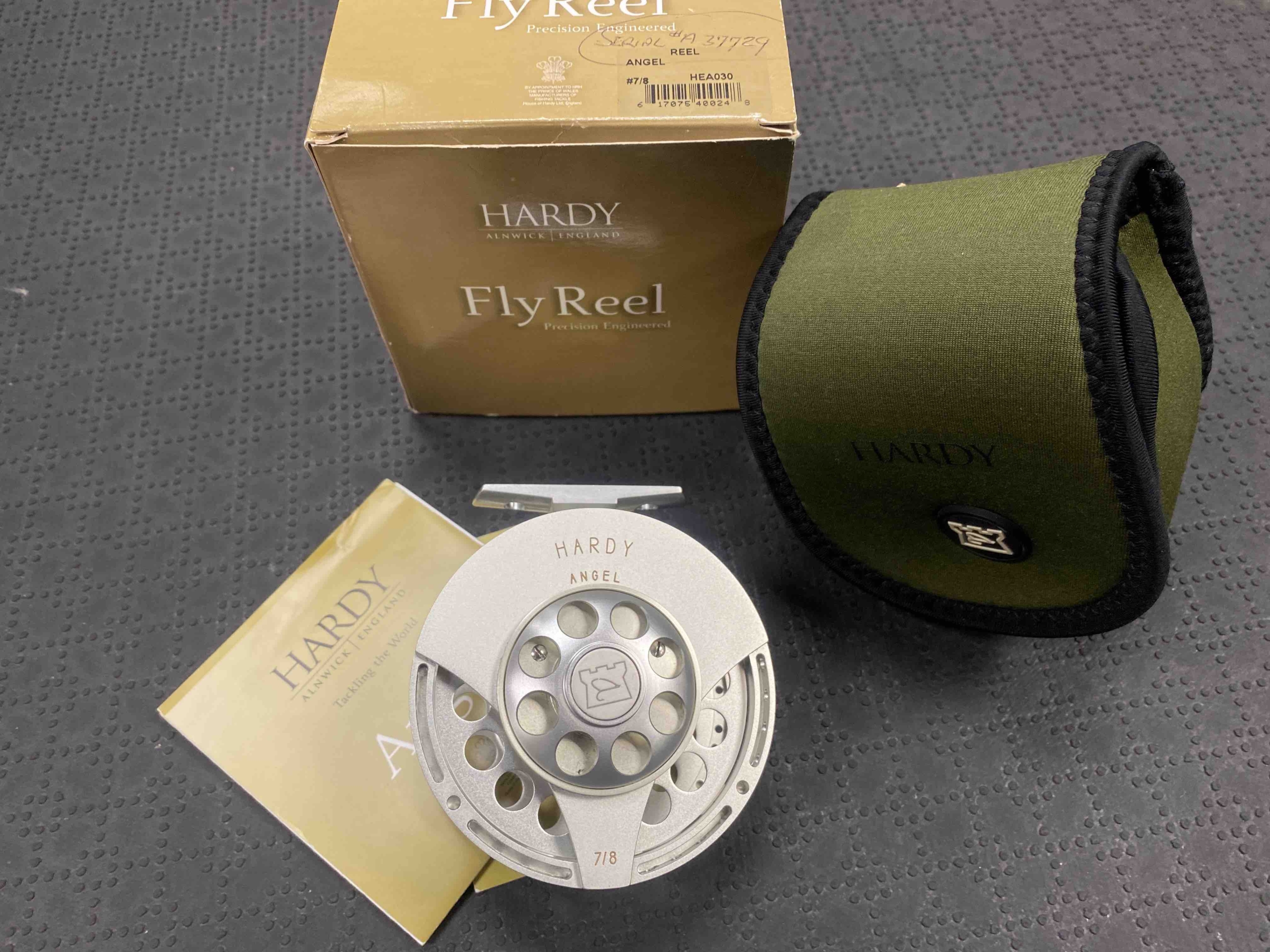 SOLD! – Hardy Angel Fly Reel 7/8 – Made in England – MINT CONDITION! – $360  – The First Cast – Hook, Line and Sinker's Fly Fishing Shop
