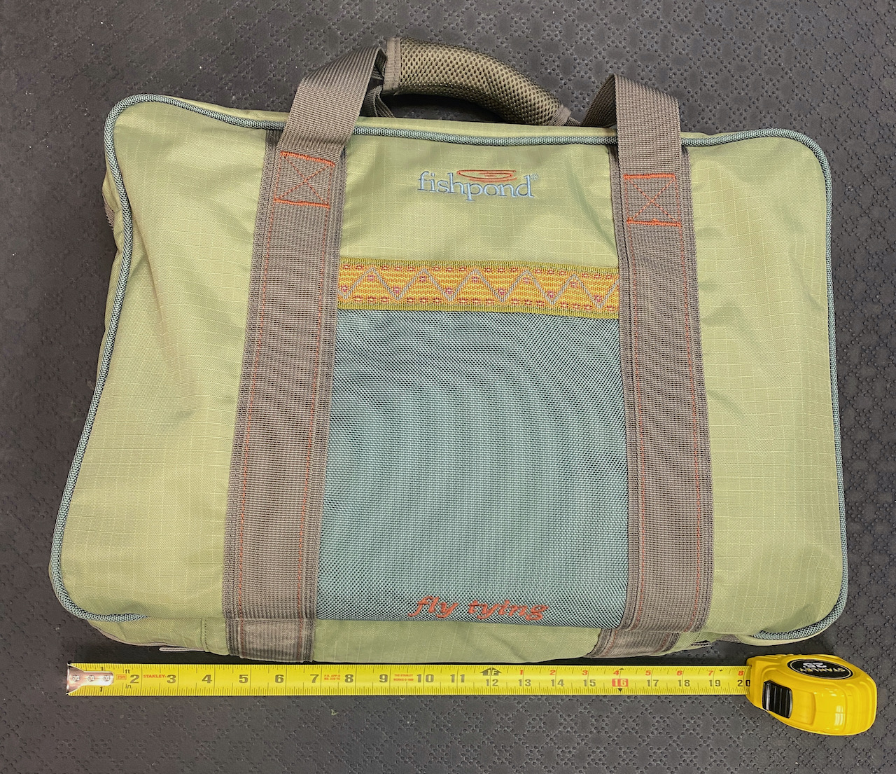 SOLD! – NEW PRICE! – Fishpond Tomahawk Fly Tying Kit Case Aspen Green Bag –  LIKE NEW! – WAS $150 – NOW $100 – The First Cast – Hook, Line and Sinker's  Fly Fishing Shop