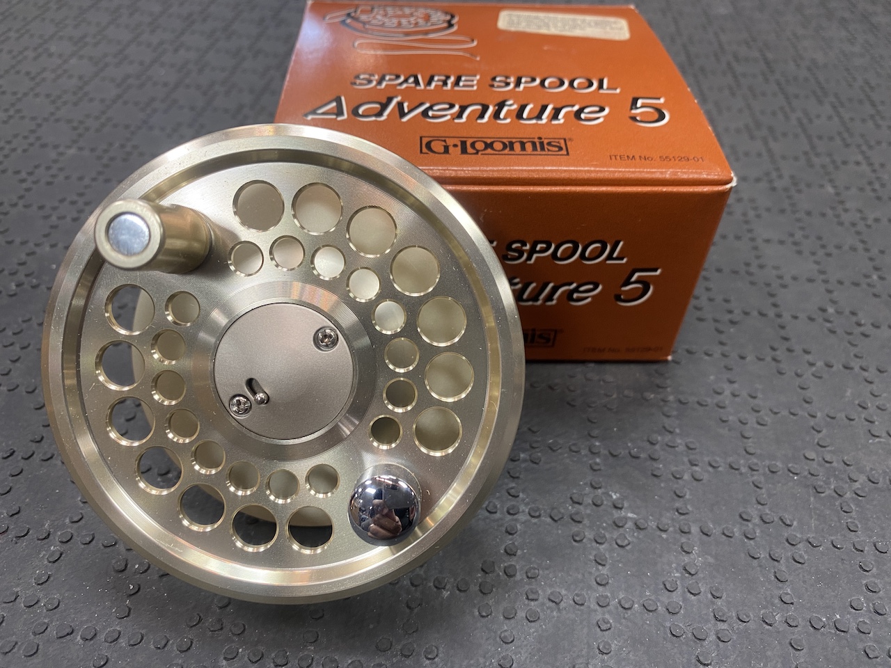 SOLD! – G. Loomis Adventure 5 Fly Reel Spare Spool – NEW IN BOX! – $50 –  The First Cast – Hook, Line and Sinker's Fly Fishing Shop