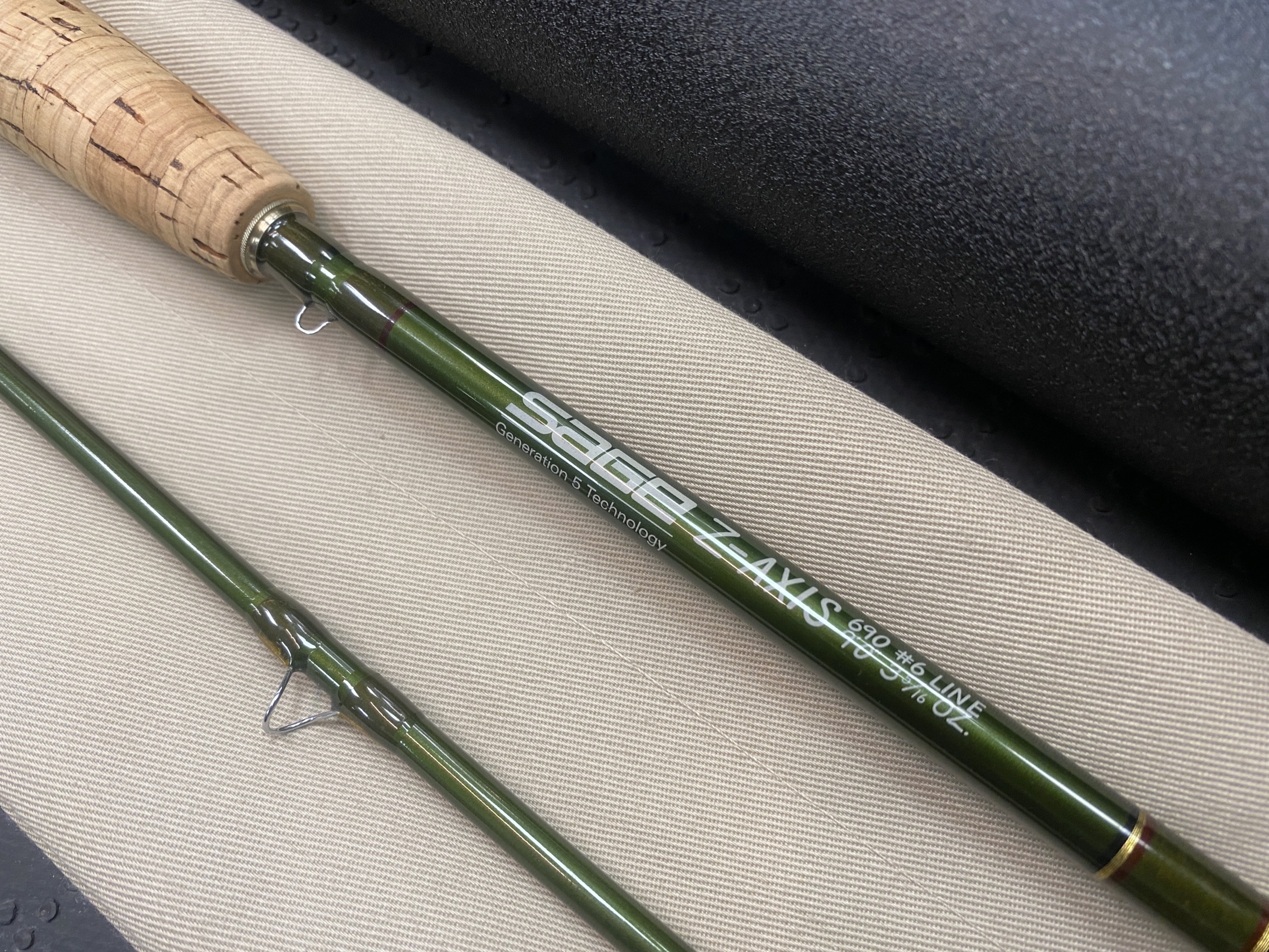 Sage Z Axis 690 2 Piece 6 weight Fly Rod B – The First Cast – Hook, Line  and Sinker's Fly Fishing Shop