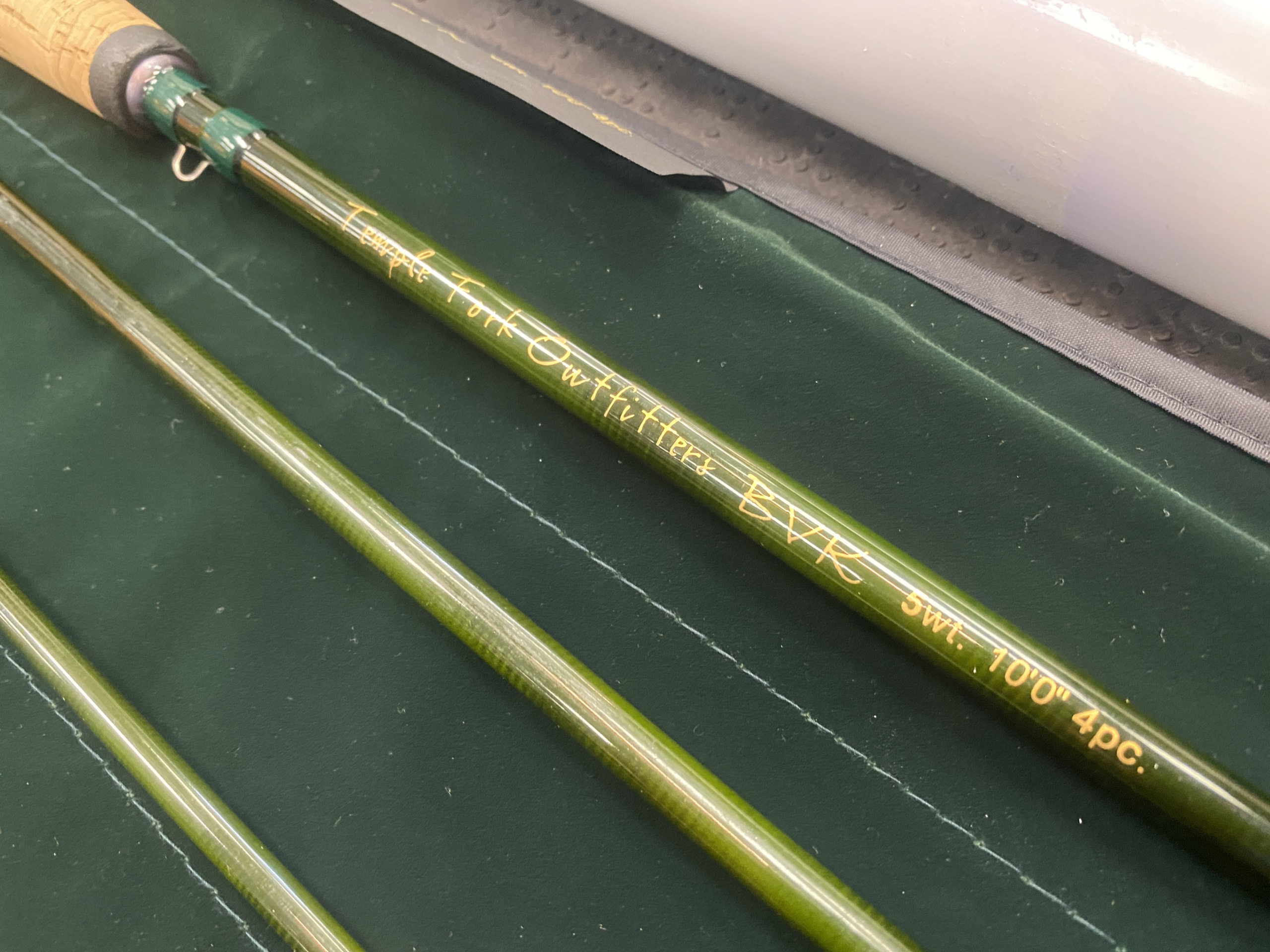 TFO Temple Fork Outfitters BVK 10 Foot 5 Weight 4 Piece Fly Rod B – The  First Cast – Hook, Line and Sinker's Fly Fishing Shop