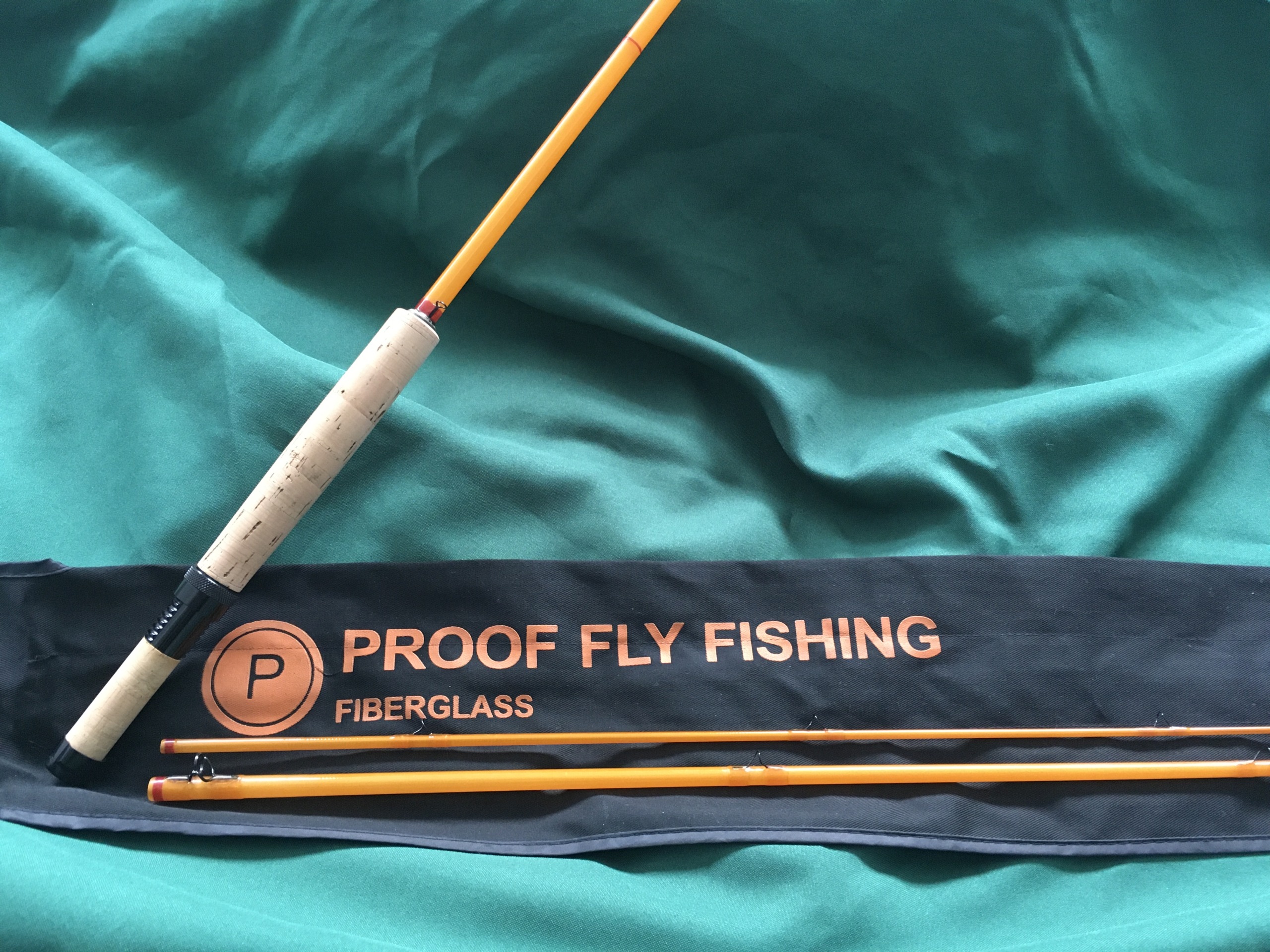 SOLD! – New Proof Fly Fishing – Fiberglass Fly Rod – 7 1/2′ – 5Wt