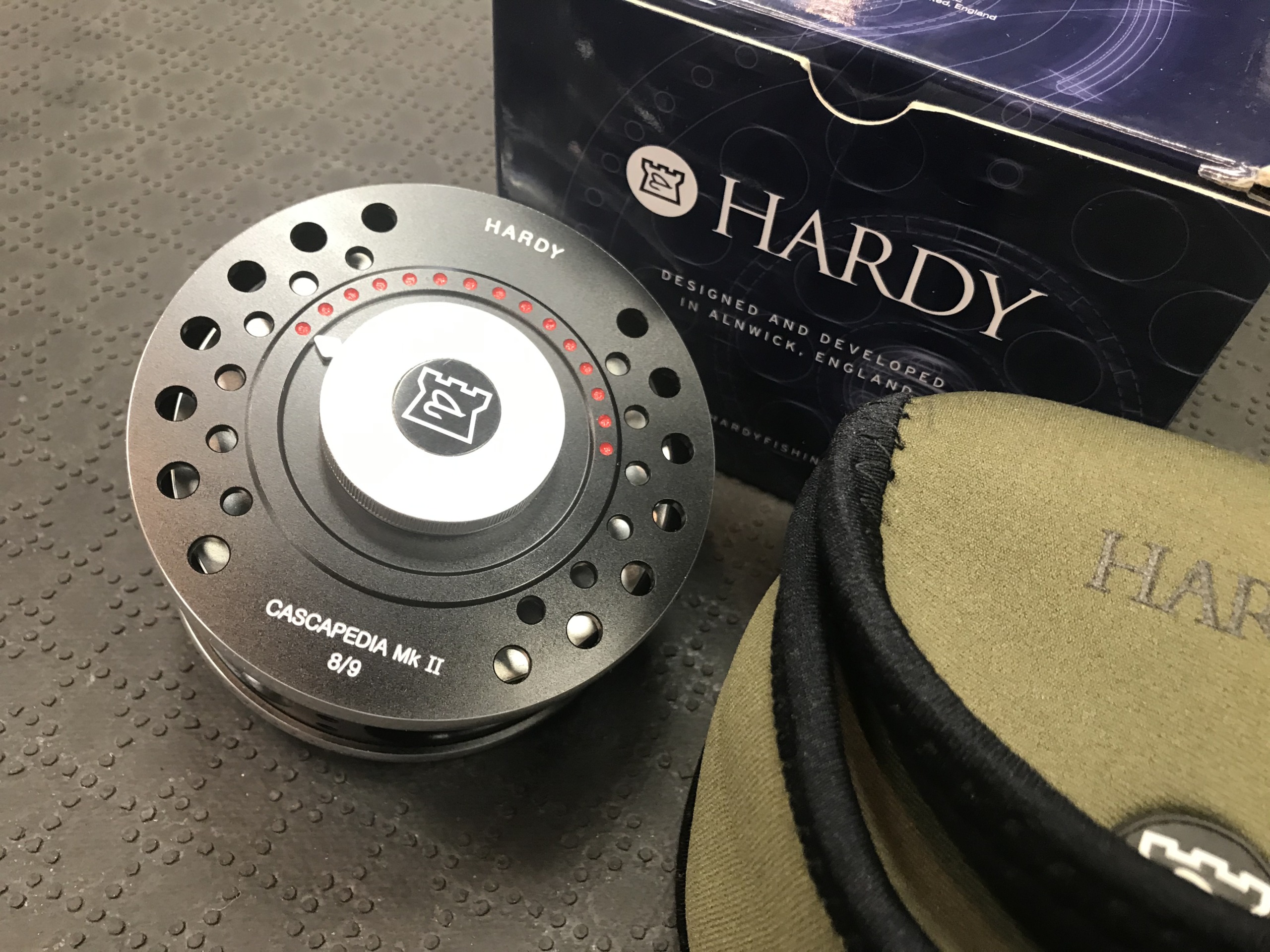SOLD! – Hardy Cascapedia MK II 8/9 Spey Fly Reel – NEW IN BOX 