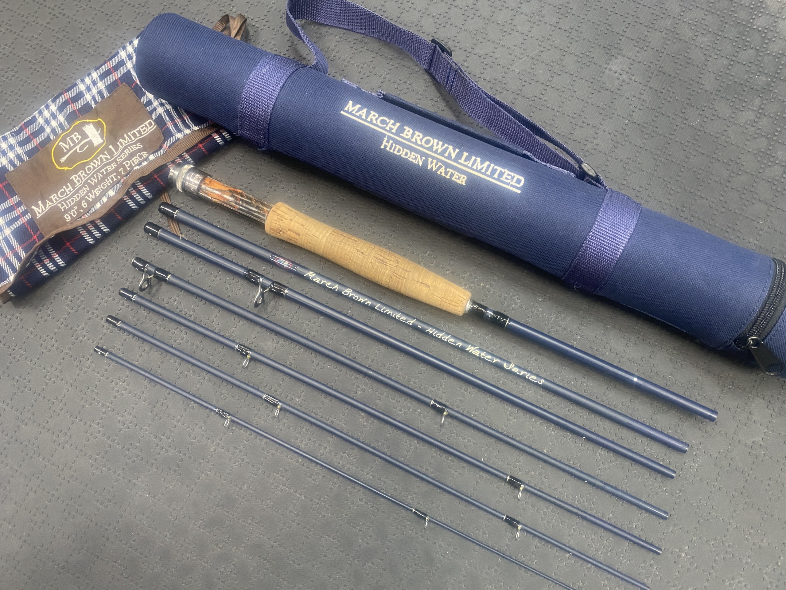 SOLD! – March Brown – Limited Hidden Water Series Travel Rod – 9