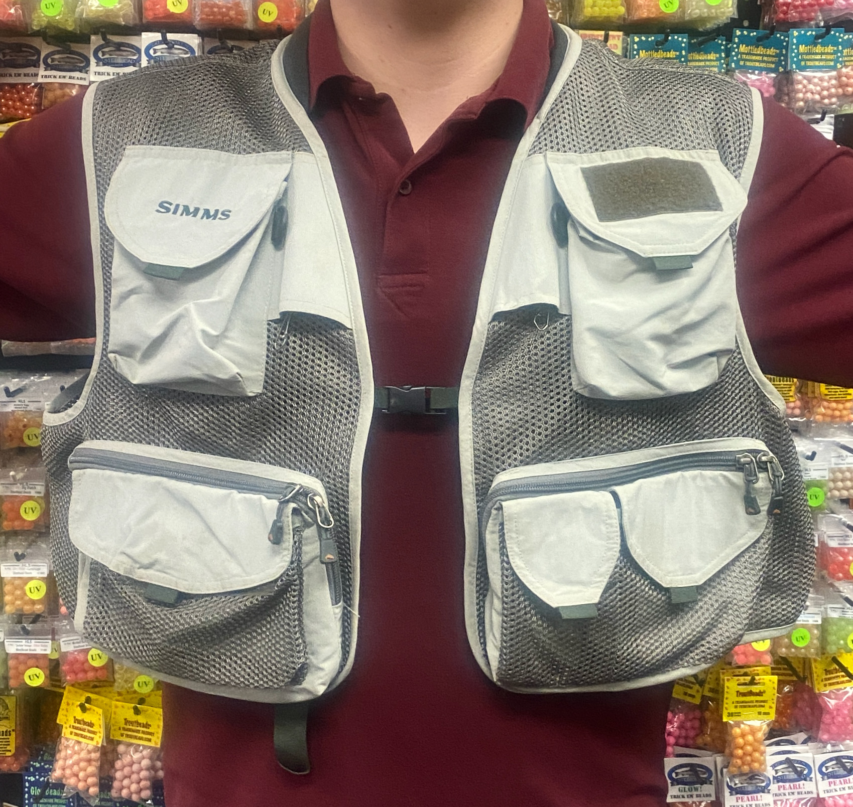 SOLD! – Simms Mesh Vest – XXL – USED TWICE – GREAT SHAPE! – $75 – The First  Cast – Hook, Line and Sinker's Fly Fishing Shop