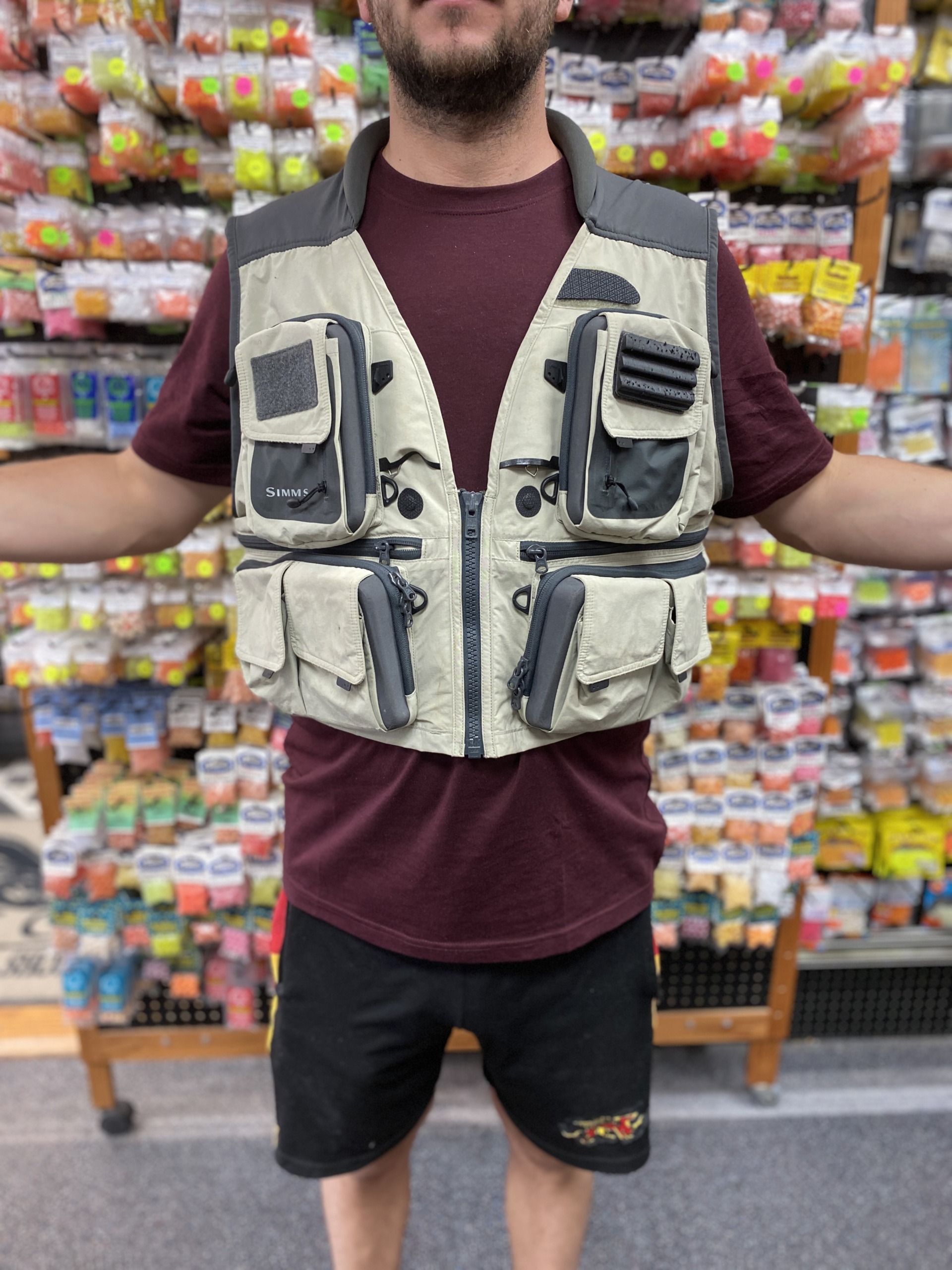 SOLD! – NEW PRICE! – Simms G3 Guide Vest – Size XL – GREAT SHAPE! – $50 –  The First Cast – Hook, Line and Sinker's Fly Fishing Shop