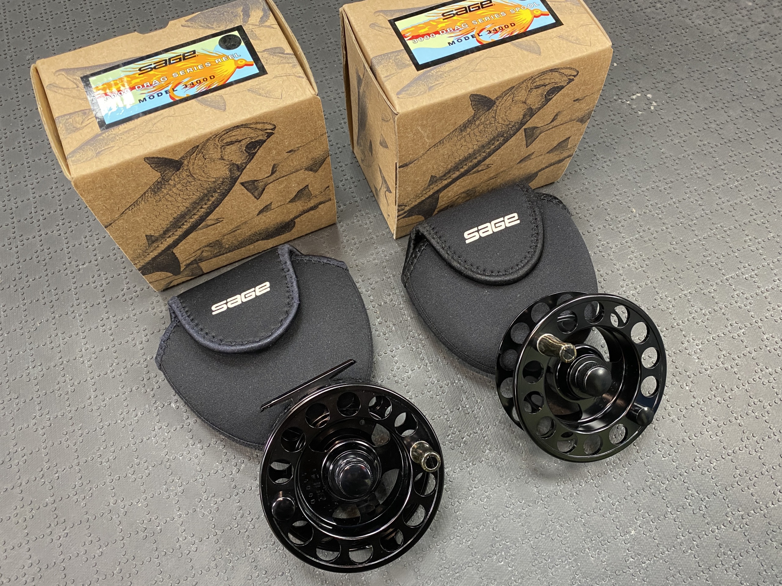 Sage 3400D Switch or Saltwater Fly Reel & Spare Spool - LIKE NEW! - $400