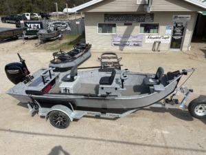 2022 Stealthcraft 16 X 54 Power Drifter Sled - Mercury 2022 60/40 Jet Long tiller Handle - AWESOME SHAPE! - $35,000