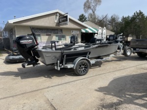 2022 Stealthcraft 16 X 54 Power Drifter Sled - Mercury 2022 60/40 Jet Long tiller Handle - AWESOME SHAPE! - $35,000