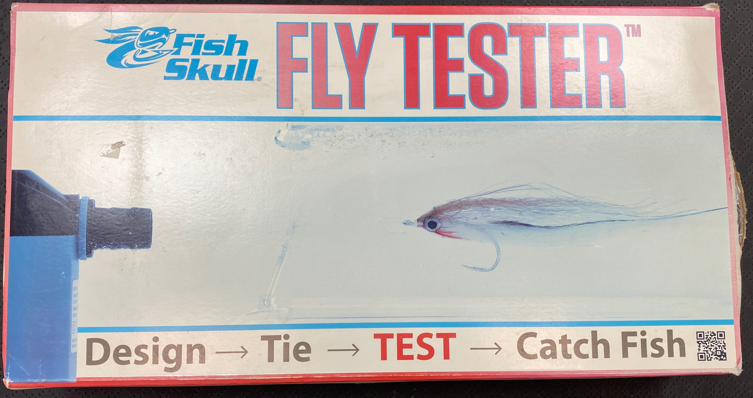 Fish Skull Fly Tester Fly Swim Tank - Version #1 - NEW IN BOX! - $150