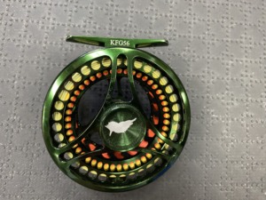 White River KFG56 Kingfisher Fly Reel - C/W RIO Gold WF5F Fly Line - LIKE NEW! - $125